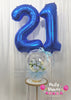 Bleu Éclat ~ Bespoke Flower Balloon Bouquet #803