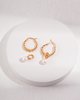 Lana Pearl Hoop Earrings
