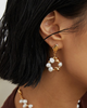Elaria Pearl Loop Earrings