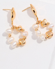 Elaria Pearl Loop Earrings
