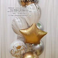 Celebrate Your Graduation! ~ Graduation Bespoke Bubble Balloon Bouquet #227