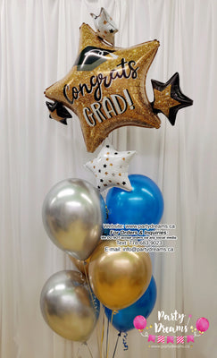 Shoot For The Stars! ~ Graduation Balloon Bouquet #352