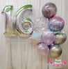 Cosmic Élan ~ Number & Bespoke Orbz Balloon Bouquet Set #649