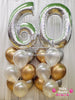 Pearl & Shine ~ Number Birthday Balloon Bouquet Set #663