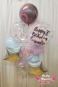 Pastel Whispers ~ Bespoke Bubble Balloon Bouquet #604