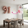 Pink Bliss ~ Number & Bespoke Bubble Balloon Bouquet Set #713