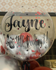 Ruby Lumina ~ Number & Bespoke Bubble Balloon Bouquet Set #686