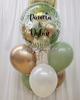 Sage Delight ~ Bespoke Bubble Balloon Bouquet #506