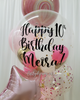 Pink Moment ~ Bespoke Bubble Balloon Bouquet #679