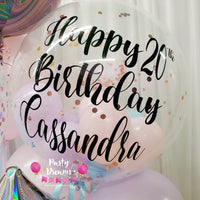 Pastel Whispers ~ Bespoke Bubble Balloon Bouquet #604
