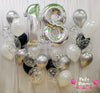 Timeless Yet Modern ~ Jumbo Number Birthday Balloon Bouquet Set #351