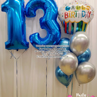Jumbo Number Birthday Balloon Set #342