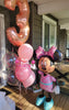 Minnie Mouse Airwalker Birthday Balloon Bouquet Set #258