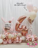 Blush Wonderland ~ Number Balloon Stack #S9