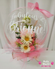 Blush Élan ~ Bespoke Flower Balloon Bouquet #642