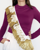 "It's My Birthday" Gold Foil Fringe Sash
