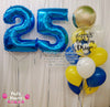 Amalfi Coast Party! ~ Jumbo Number & Bespoke Bubble Balloon Bouquet Set #339