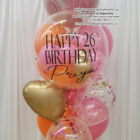 Tropical Tango ~ Bespoke Bubble Balloon Bouquet #508