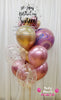 Pink Fusion ~ Bespoke Bubble Balloon Bouquet #120