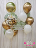 Sage Elegance ~ Bespoke Bubble Balloon Bouquet #386