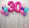 Pink Party Starter ~ Number Birthday Balloon Bouquet Set #275