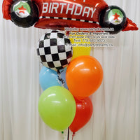 Race Car Fun!~ Birthday Balloon Bouquet #344
