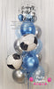 Blue Striker ~ Bespoke Bubble Balloon Bouquet #718