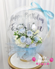Bleu Éclat ~ Bespoke Flower Balloon Bouquet #803