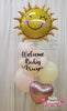 Our Little Sunshine ~ Welcome Baby Bespoke Bubble Balloon Bouquet #712