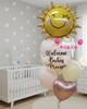 Our Little Sunshine ~ Welcome Baby Bespoke Bubble Balloon Bouquet #712