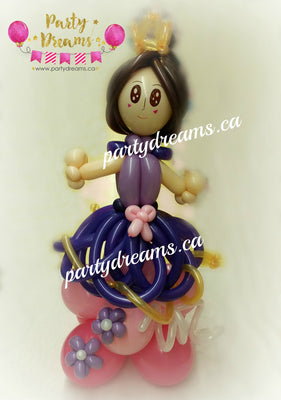 Balloon Sculpture - Little Birthday Princess (Medium) #BP33