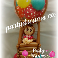 Balloon Sculpture - Hot Air Balloon Girl (Medium) #BP34