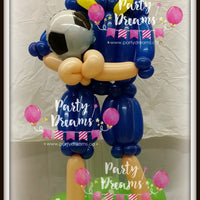 Balloon Sculpture - Soccer Girl (Medium) #BP11