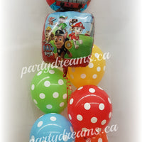 Paw Patrol Birthday Balloons Bouquet #KB52