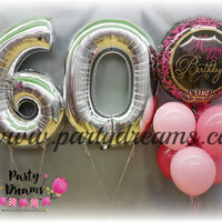 Giant Number Balloons Vancouver