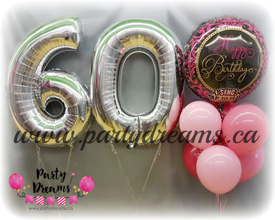 Giant Number Balloons Vancouver