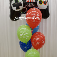 Game On ~ Birthday Balloon Bouquet #26