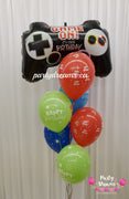 Game On ~ Birthday Balloon Bouquet #26