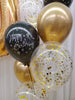 Jumbo Number Birthday Confetti Balloon Bouquet Set #81