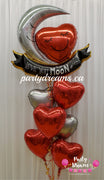Love You To The Moon And Back ~ Balloon Bouquet Set #66