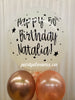 Personalized Birthday Round Balloon Bouquet #91
