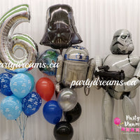 Super Star Wars Birthday Airwalker Balloon Bouquet Set #63