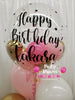 Super Sweet 16 ~ Jumbo Number & Bespoke Bubble Balloon Bouquet Set #127