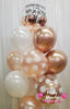 Rose Gold Dynasty ~ Bespoke Bubble Balloon Bouquet #BA05