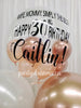 Rose Gold Dynasty ~ Bespoke Bubble Balloon Bouquet #BA05