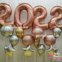 "2022" Graduation Jumbo Number Foil Balloon Set #184