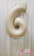 40" Jumbo Number Foil Balloon  #JNB- Single