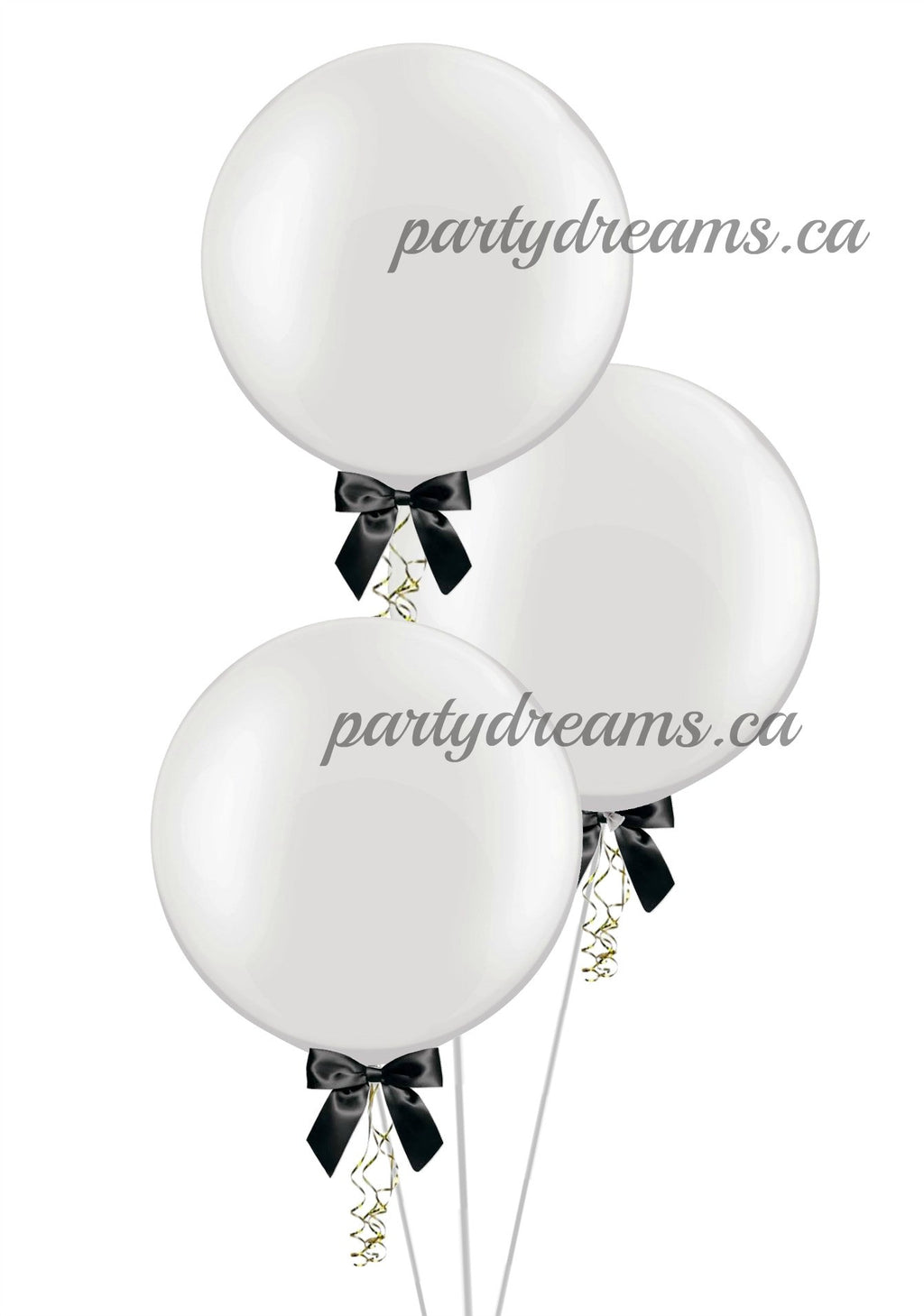 3 - 24" Round Balloon Bouquet