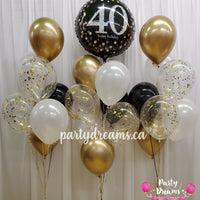 Your Special Day! ~ Confetti Birthday Balloon Bouquet Set #130