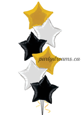 6-Foil Star Balloon Bouquet